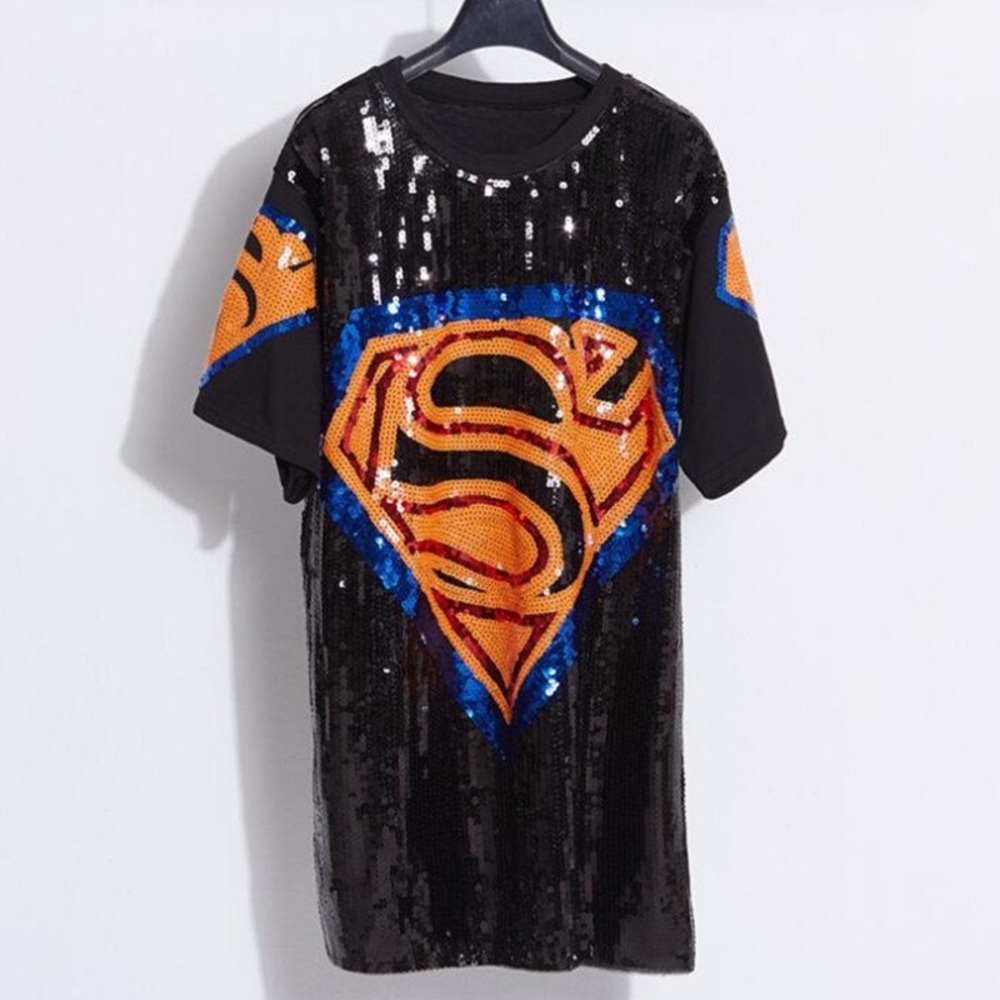 Sequin Superwoman dress/shirt